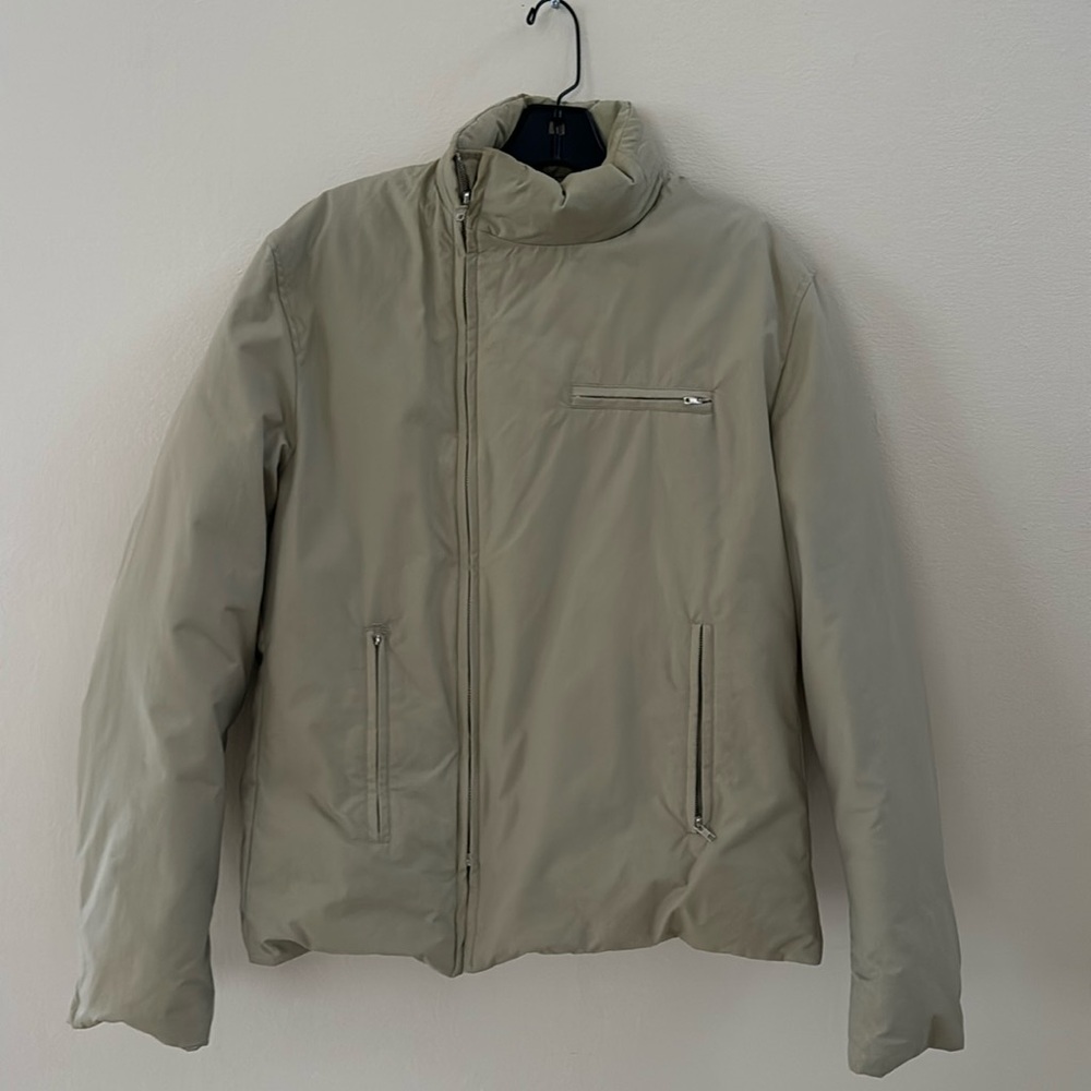Men’s costume national puffer jacket cream size 46 (men’s small/medium USA)